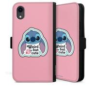 Etui Compatible avec Apple iPhone XR Etui Folio Etui magnetique Lilo & Stitch Disney Dictons