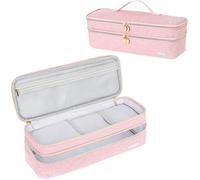 Étui Compatible avec Brosse revlon Cheveux soufflant Sac de Rangement pour Brosse Électriques et Soufflant Double Couche Rose
