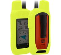 Étui Compatible Avec Garmin Alpha 300/Alpha 200-Housse De Protection En Silicone Pour Navigateur Gps Pédestre-Jaune Fluo