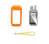 Étui Compatible avec Garmin Alpha200 Alpha200i, Alpha300 Housse de Protection en Silicone Étui, Protecteur d'écran, Lanyard Protecteur (Orange)