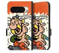 Etui Compatible avec Google Pixel 10 Etui Folio Etui magnetique Asterix Vintage Enfance