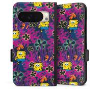 Etui Compatible avec Google Pixel 10 Etui Folio Etui magnetique Bob l'éponge Enfance Produit sous Licence Officielle