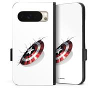 Etui Compatible avec Google Pixel 10 Etui Folio Etui magnetique Captain America Produit sous Licence Officielle Marvel