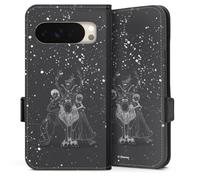 Etui Compatible avec Google Pixel 10 Etui Folio Etui magnetique La Reine des neiges Look métallique Disney