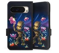 Etui Compatible avec Google Pixel 10 Etui Folio Etui magnetique Les Gardiens de la Galaxie Baby Groot Marvel