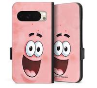 Etui Compatible avec Google Pixel 10 Etui Folio Etui magnetique Patrick Étoile de mer Bob l'éponge Produit sous Licence Officielle