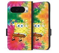 Etui Compatible avec Google Pixel 10 Pro Etui Folio Etui magnetique Bob l'éponge Produit sous Licence Officielle Batik