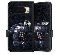 Etui Compatible avec Google Pixel 10 Pro Etui Folio Etui magnetique Marvel Venom Spider-Man