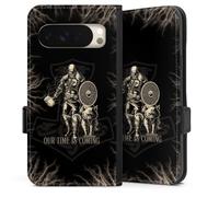 Etui Compatible avec Google Pixel 10 Pro Etui Folio Etui magnetique Vikings Viking Motif de série