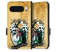 Etui Compatible avec Google Pixel 10 Pro XL Etui Folio Etui magnetique 101 dalmatiens Cruella Produit sous Licence Officielle