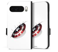 Etui Compatible avec Google Pixel 10 Pro XL Etui Folio Etui magnetique Captain America Produit sous Licence Officielle Marvel