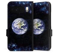 Etui Compatible avec Google Pixel 10 Pro XL Etui Folio Etui magnetique Galaxie Terre Planète