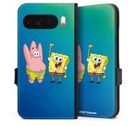 Etui Compatible avec Google Pixel 10 Pro XL Etui Folio Etui magnetique Produit sous Licence Officielle Patrick Étoile de mer Bob l'éponge