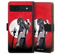 Etui Compatible avec Google Pixel 6A Etui Folio Etui magnetique Naruto Shippuden Manga Série animée