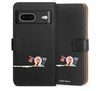 Etui Compatible avec Google Pixel 7 Etui Folio Etui magnetique Gary Bob l'éponge Produit sous Licence Officielle