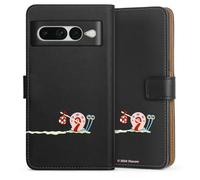 Etui Compatible avec Google Pixel 7 Pro Etui Folio Etui magnetique Gary Bob l'éponge Produit sous Licence Officielle