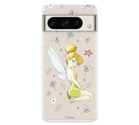 Étui compatible avec Google Pixel 8 Pro Officiel Disney Clochette Silhouette pour protéger votre téléphone portable Coque en silicone souple transparente avec licence officielle Peter Pan