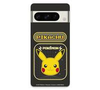 Étui compatible avec Google Pixel 8 Pro Officiel Pokémon Pikachu Jeu vidéo pour protéger votre téléphone portable Coque en silicone souple transparente avec licence officielle Pokémon