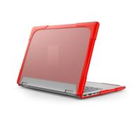 Étui Compatible avec HP Envy X360 14 Pouces 2-en-1 2024 Ordinateur Portable, Housse de Protection Antichoc en TPU Durable avec Support(Red)