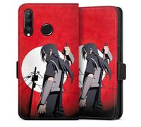 Etui Compatible avec Huawei P30 Lite New Edition Etui Folio Etui magnetique Naruto Shippuden Manga Série animée