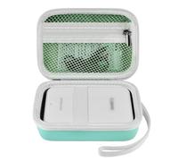 Étui compatible avec imprimante d'étiquettes SUPVAN E10, mini étiqueteuse portable à connexion sans fil, sac de transport pour bureau, maison et cuisine (boîte uniquement) - vert