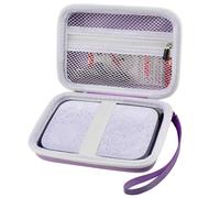 Étui compatible avec imprimante HP Sprocket Portable 2x3/Select 2,3 x 3,4/2ème édition, support de transport de voyage pour papier photo Zink, câble USB et autres accessoires (boîte uniquement) -