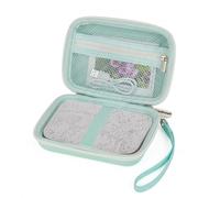 Étui compatible avec imprimante photo instantanée HP Sprocket Select Portable/2ème édition, support de voyage pour papier photo Zink, câble USB et autres accessoires (boîte uniquement) (vert)