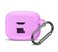 Étui Compatible avec JBL Tune Buds, étui en Silicone Souple, étui pour Casque JBL résistant aux Chocs avec Porte-clés (Lilas)