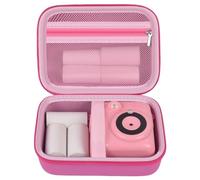 Étui compatible avec Kidizoom Print Camera & Paper Recharge, Creator Cam et Printcam Printer Camera Accessories - Sac de rangement de voyage uniquement (rose), Rose, Moderne