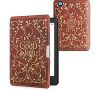 Étui Compatible Avec Kobo Aura Edition 2 Coque-Étui À Rabat Magnétique Tablette Ereader Similicuir-Jaune-Orange-Rouge