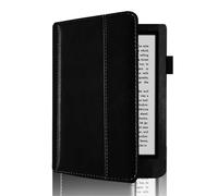 Étui Compatible avec Kobo Aura Edition 2 N236 6 Pouces liseuse numérique, Housse de Protection en Cuir avec Veille Automatique(Black)