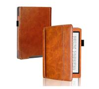 Étui Compatible avec Kobo Aura H2O 1ère génération 6,8 Pouces N250 la liseuse : Couverture de Protection en Cuir PU avec Fermeture magnétique et Fonction Veille Automatique.(Brown)