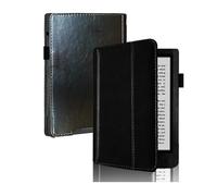 Étui Compatible avec Kobo Aura H2O 1ère génération 6,8 Pouces N250 la liseuse : Couverture de Protection en Cuir PU avec Fermeture magnétique et Fonction Veille Automatique.(Black)
