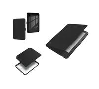 Étui Compatible avec Kobo Libra Color/Colour 7", Housse Amovible | Conception magnétique détachable, réveil/veille automatique, dos en acrylique transparent(Black)