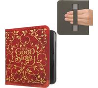 Étui Compatible Avec Kobo Libra Colour Coque-Étui À Rabat Magnétique Tablette Ereader Similicuir Avec Sangle-Jaune-Orange-Rouge