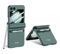 Étui compatible avec le Samsung Galaxy Z Flip 5, comprenant un S Pen, une protection d'écran pour l'appareil photo et une protection magnétique