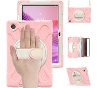 Étui Compatible avec Lenovo Tab 10.1 Pouces 2025 TB-311FU TB-311XU, Coque de Protection Antichoc Robuste avec Béquille/Bandoulière de Main/Bandoulière