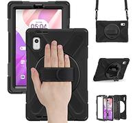 Étui Compatible avec Lenovo Tab M9 9.0" TB-310FU 2023, Coque de Protection Antichoc Robuste avec Béquille/Bandoulière de Main/Bandoulière