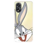 Étui compatible avec OPPO A38 - A18 Officiel de Looney Tunes Bugs Bunny pour protéger votre téléphone - Coque en silicone souple transparente avec licence officielle Looney Tunes