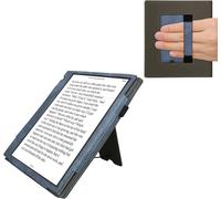 Étui Compatible Avec Pocketbook Inkpad Eo/Bigme Inknote Color+ Coque - Étui À Rabat Magnétique Tablette Ereader Similicuir - Bleu Foncé-Gris Foncé[Kin911641]