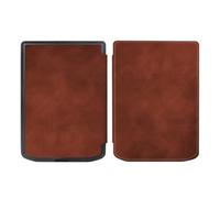 Étui Compatible avec Pocketbook Verse Pro 6 Pouces 2023 liseuse, Housse Fine pour PB629 PB634 avec Fonction Veille/réveil Automatique(Brown)