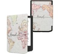 Étui Compatible Avec Pocketbook Verse/Pro/Color/Vivlio Light/Light Hd Coque-Étui À Rabat Magnétique Tablette Ereader Similicuir-Noir-Multicolore