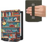 Étui Compatible Avec Pocketbook Verse/Pro/Color/Vivlio Light/Light Hd Coque-Étui À Rabat Magnétique Tablette Ereader Similicuir Avec Sangle-Multicolore
