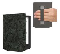 Étui Compatible Avec Pocketbook Verse/Pro/Color/Vivlio Light/Light Hd Coque-Étui À Rabat Magnétique Tablette Ereader Similicuir Avec Sangle-Vert