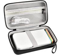 Étui compatible avec Polaroid Hi-Print 9046 Bluetooth connecté 2 x 3 poches imprimante photo, sac de voyage, organisateur d'imprimantes, sac pour cartouches de papier et autres accessoires (uniquement