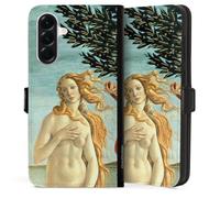 Etui Compatible avec Samsung Galaxy A56 5G Etui Folio Etui magnetique Botticelli Peinture