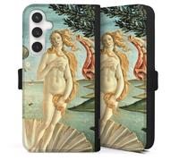 Etui Compatible avec Samsung Galaxy S 24 FE Etui Folio Etui magnetique Botticelli Peinture