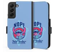 Etui Compatible avec Samsung Galaxy S22 Etui Folio Etui magnetique Disney Dictons Lilo & Stitch