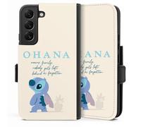 Etui Compatible avec Samsung Galaxy S22 Etui Folio Etui magnetique Lilo & Stitch Produit sous Licence Officielle Disney