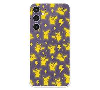 Étui compatible avec Samsung Galaxy S23 FE Officiel Pokemon Pikachu Motif pour protéger votre téléphone portable Coque en silicone transparent souple avec licence officielle Pokémon